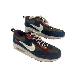 Nike Womens DM9922-200 Air Max 90 Futura Blue Canyon Rust Phantom Sneaker Sz 8.5